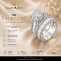 he Éternité™ Premium Moissanite Bridal Ring Set